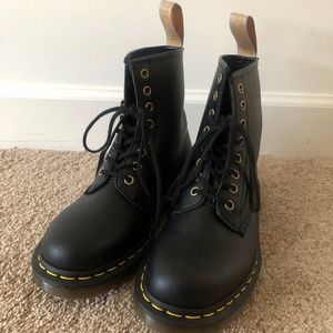 Dr. Martens Vegan 1460 Smooth Black Combat Boot